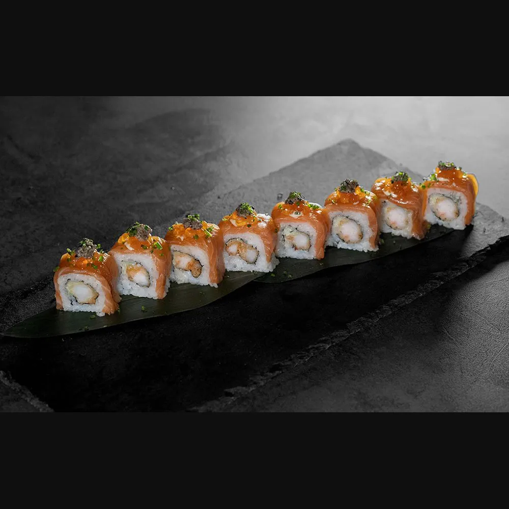 Salmon Shrimps Tempura Roll